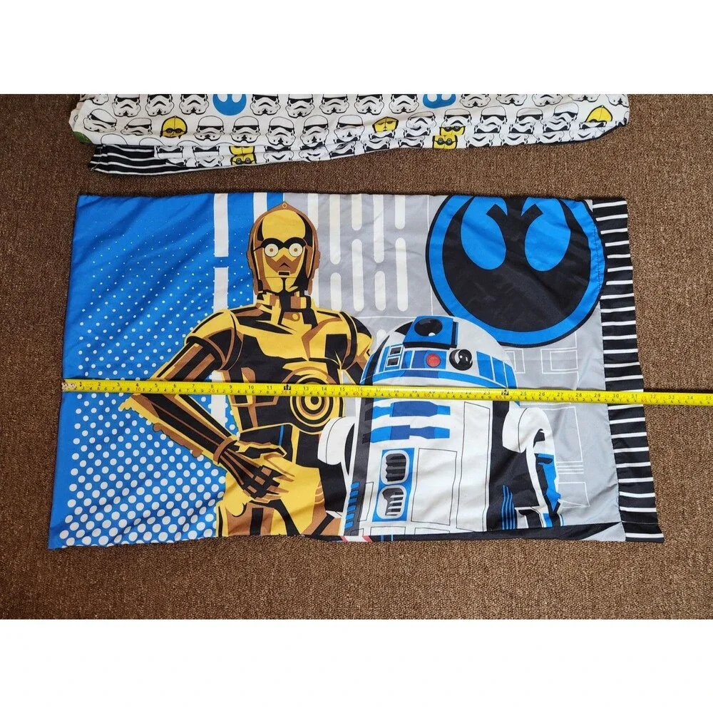 Kohls Star Wars Twin Sheet & Double Sided Pillow Cases, Light & Dark Side